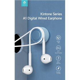 Microfoni & Auricolari Auricolari A1 Digital filo con connettore Tipo-C Bianchi
