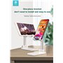 Supporti e Accessori Supporto Regolabile a libro per Tablet e Smartphone Bianco