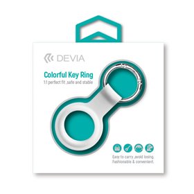 Supporti e Accessori Portachiavi per AirTag Apple in morbido silicone colore Bian Supporti e Accessori Portachiavi per AirTag Apple in morbido silicone colore Bian