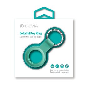 Supporti e Accessori Portachiavi per AirTag Apple in morbido silicone colore Verd Supporti e Accessori Portachiavi per AirTag Apple in morbido silicone colore Verd