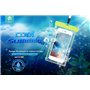 Supporti e Accessori Custodia Smartphone 5.5 Fluo Waterproof fino 30 Metri Rosa