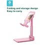 Supporti e Accessori Supporto Regolabile a libro per Tablet e Smartphone Rosa