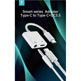 Adattatori & Varie Adattatore da spina Tipo-C a Presa C e Jack cuffia 3,5mm