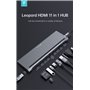 Adattatori & Varie HUB 11 in 1 Leopard con connettore Tipo-C e 11 porte