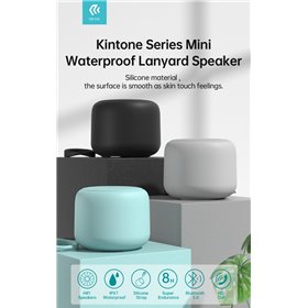 Altoparlanti Bluetooth Altoparlante Bluetooth 5,0 5W in silicone Waterproof Grigio