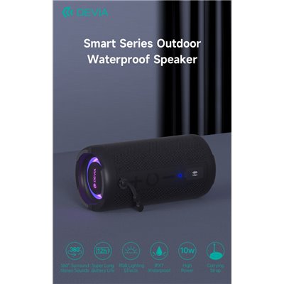 Altoparlanti Bluetooth Altoparlante Bluetooth 10 Watt waterproof con led multicolor
