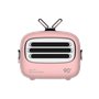 Altoparlanti Bluetooth Mini altoparlante Bluetooth 4.2 vintage Rosa