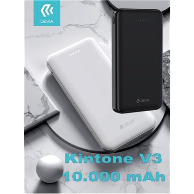 Power Bank Power Bank V3 10.000mah 2 uscite 2,1 A.con protezione Bianco