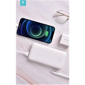 Power Bank Power Bank Kintone V2 20.000 mAh 2 Uscite 5 volt 2.1A. Bianc