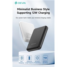 Power Bank Power Bank HTY01 5000mah 12 Watt Nero
