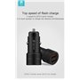 Carica Batterie Carica da Auto Super veloce QC3 30W. 2 Uscite 2.4A. Nero