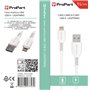 Cavi ConnettivitÃ  Cavo Lightning Apple 5V 2.4A 1mt Carica e dati Bianco