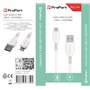 Cavi ConnettivitÃ  Cavo Lightning Apple 5V 2.4A 1.5mt Carica e dati Bianco