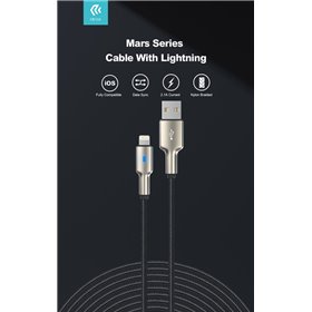 Cavi ConnettivitÃ  Cavo Usb Lightning in lega zinco e nylon intrecciato 1.5 mt