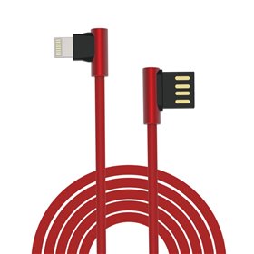 Cavi ConnettivitÃ  Cavo King USB - Lightning ad angolo 90Â° Rosso