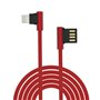 Cavi ConnettivitÃ  Cavo King USB - Lightning ad angolo 90Â° Rosso