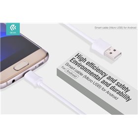 Cavi ConnettivitÃ  Cavo Serie Smart Micro Usb Lunghezza 2 metri Bianco
