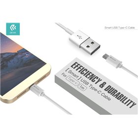 Cavi ConnettivitÃ  Cavo Serie Smart Type-C Lunghezza 2 metri Bianco