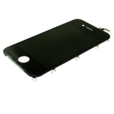 iPhone Serie 4-5-6-7 LCD LG Touch Retina Antipolvere per iPhone 4S Nero AAA+