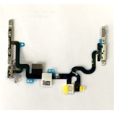 iPhone Serie 4-5-6-7 Cavo Flat On-off Flash Volume con Acciaio per iPhone 7 Plus
