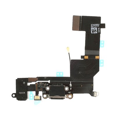 iPhone Serie 4-5-6-7 Connettore Dock Carica Originale Audio per iPhone 5S Nero