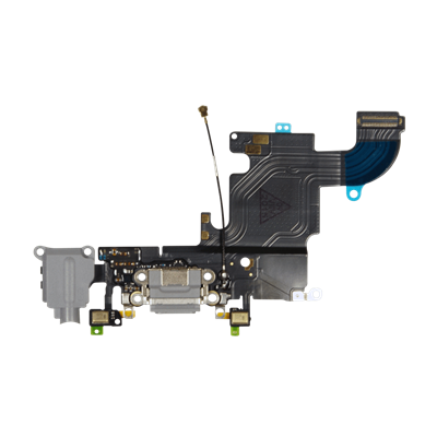 iPhone Serie 4-5-6-7 Connettore carica e dati flat per iPhone 6S, Space Gray