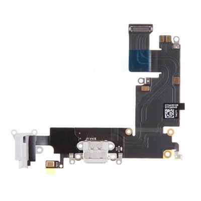 iPhone Serie 4-5-6-7 Connettore Carica + Jack Audio per iPhone 6 Plus Bianco