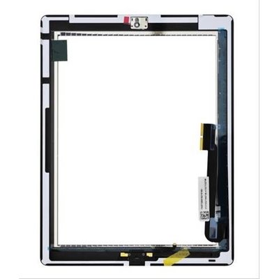 Apple iPad Touch Panel con Pulsante e adesivo per iPad 4 Bianco AAA+
