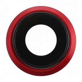 iPhone Serie 8 - SE Cornice fotocamera posteriore e obiettivo per iPhone 8 Red