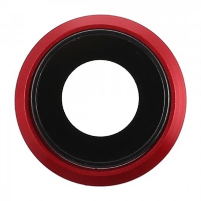 iPhone Serie 8 - SE Cornice fotocamera posteriore e obiettivo per iPhone 8 Red