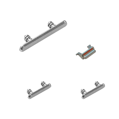 iPhone Serie X Set Pulsanti Volume+Mute+Power On/Off per iPhone XR Bianchi