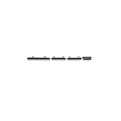 iPhone Serie X Pulsanti Volume+Mute+Power On/Off per iPhone XS Silver