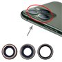 iPhone Serie 11 Lente fotocamera posteriore per iPhone 11 Pro Max 3pz Silver