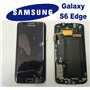 Samsung Serie S LCD + TOUCH ORIGINALE PER GALAXY S6 EDGE NERO GH97-17162A