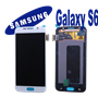 Samsung Serie S LCD + TOUCH ORIGINALE PER GALAXY S6 BIANCO GH97-17260B