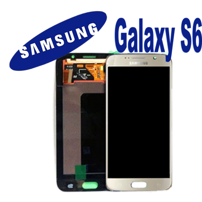 Samsung Serie S LCD + TOUCH ORIGINALE PER GALAXY S6 ORO GH97-17260C