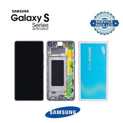 Samsung Serie S LCD display Samsung G770F Galaxy S10 Lite GH82-21672A Nero
