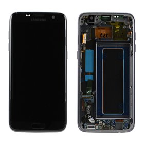 Samsung Serie S LCD + TOUCH PER GALAXY S7 EDGE ORIGINALE NERO GH97-18533A