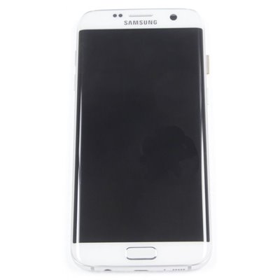 Samsung Serie S LCD + TOUCH PER GALAXY S7 EDGE ORIGINALE BIANCO GH97-18533D