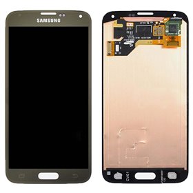 Samsung Serie S LCD+TOUCH ORIGINALE PER SAMSUNG GALAXY S5 ORO GH9715959D