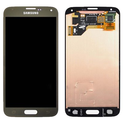 Samsung Serie S LCD+TOUCH ORIGINALE PER SAMSUNG GALAXY S5 ORO GH9715959D