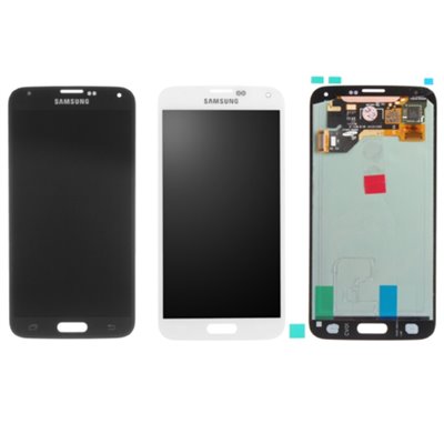 Samsung Serie S LCD+TOUCH ORIGINALE PER SAMSUNG GALAXY S5 NERO GH97-15959B