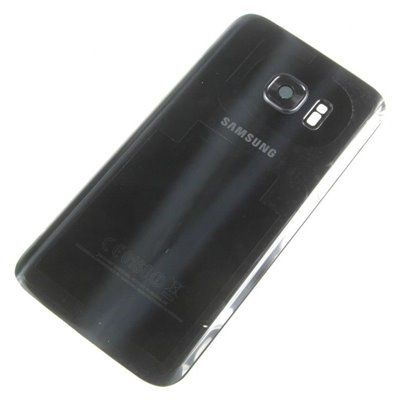 Samsung Serie S Cover Posteriore Originale GH82-11384A Per Galaxy S7 Nera