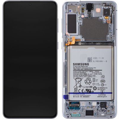 Samsung Serie S Display Samsung S21 Plus 5G Service Pack Silver SM-G996