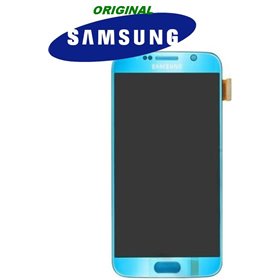 Samsung Serie S LCD + TOUCH ORIGINALE PER GALAXY S6 ELECTRIC BLUE 17260D