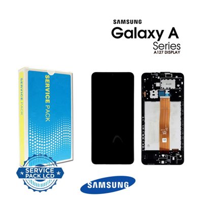 Samsung Serie A Lcd Samsung SM-A127F Galaxy A12 2021 Nacho Nero GH82-26485A