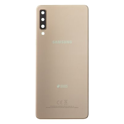 Samsung Serie A Cover Posteriore Samsung Galaxy A7 2018 SM-A750F Duos Oro
