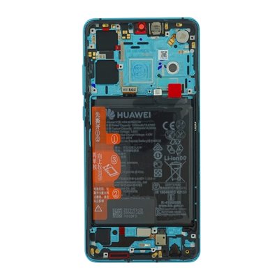 Huawei Serie P Lcd per Huawei P30 02354HRH Service Pack Aurora Blu