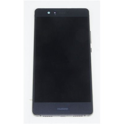 Huawei Serie P LCD + Touch ORIGINALE con Frame per Huawei P9 Lite Nero