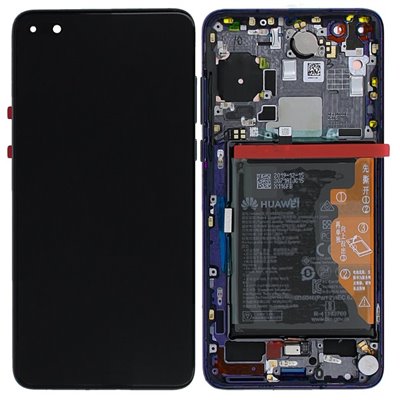 Huawei Serie P Huawei P40 Pro LCD ELS-NX9 ELS-N09 Blu Service Pack